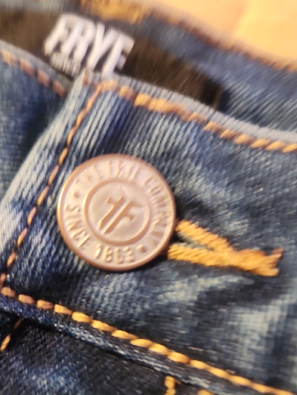 FRYE Women's Straight Leg Jeans - Picture 4 of 10